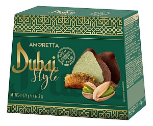 Трюфeли MIESZKO Dubai Style трюфели с хрустящим катаифи и фисташковой пастой /картон/ 175г*16