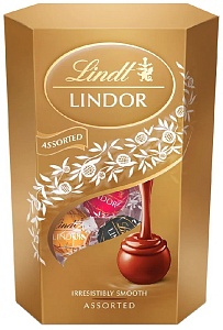 Конфеты LINDT LINDOR Ассорти Assoried /картон/ 200г*8