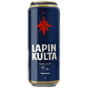 Пиво LAPIN KULTA Premium Export 5,2% /жесть/ 0,5л*24
