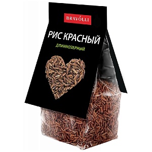 Рис BRAVOLLI красный длиннозерный 350г*11