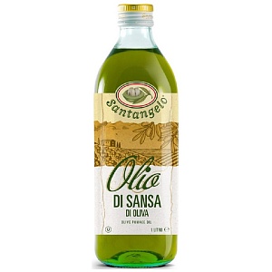 Масло SANTANGELO оливковое рафинированное Olio di Sansa/Olive Pomace Oil /стекло/ 1л*12