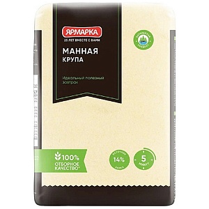 Крупа ЯРМАРКА манная 600г*10