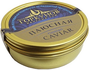 Икра ГОРКУНОВ черная Паюсная /жесть/ 250г*1