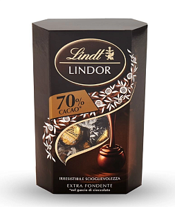 Конфеты LINDT LINDOR темный 70% 200г*8