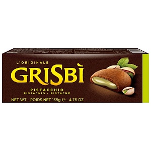 ВЫВОД Печенье GRISBI [4204] с фисташковой начинкой /картон/ 135г*12