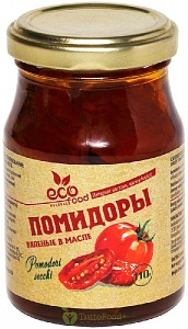 Помидоры ECOFOOD вяленые в масле /стекло/ 110г*15