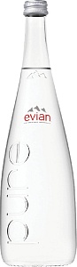 Вода Evian натуральная /стекло/ 0,75л*12