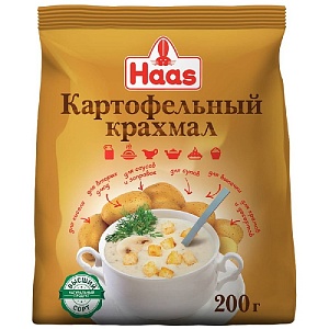 Крахмал HAAS картофельный 200г*30