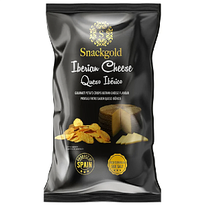 Чипсы SNACKGOLD из натурального картофеля со вкусом сыра Иберико 125г*9