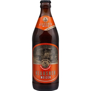 Пиво KLAUSNER Weizen Вайцен 5,2% светлое нефильтрованное /стекло/ 0,5л*20