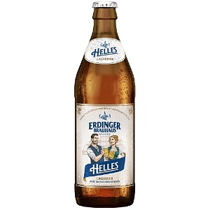 Пиво ERDINGER Brauhaus Helles 5,1% /стекло/ 0,5л*12
