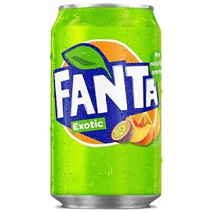 Напиток FANTA EXOTIC (Германия) сильногазированный /жесть/ 0,33л*24