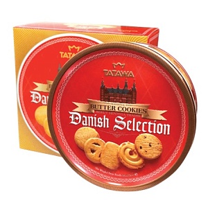 Печенье TATAWA сдобное "Даниш Селекшн" ассорти /жесть-картон 681г*6