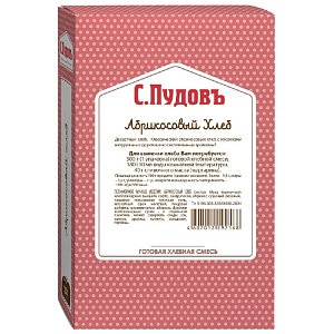 Смесь хлебная С.Пудовъ Абрикосовый хлеб карт/кор 500г*15