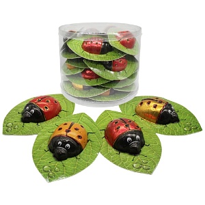 Шоколад фигурный "Божья Коровка" (4 тубы х 33шт.) 18г*132