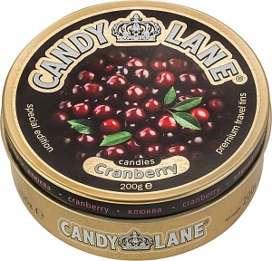 Леденцы CANDY LANE Клюква 200г*24