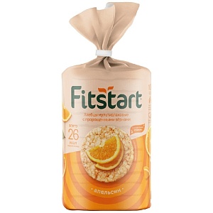 Хлебцы FITSTART мультизлаковые Апельсин 100г*12
