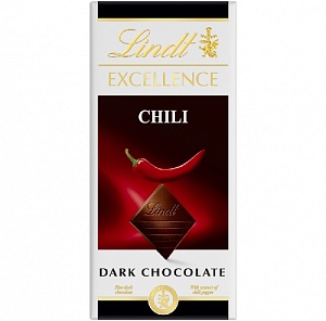 Шоколад LINDT EXCELLENCE Темный с перцем чили Cilli 100г*20