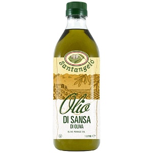 Масло SANTANGELO оливковое рафинированное Olio di Sansa/Olive Pomace Oil /пэт/ 1л*12