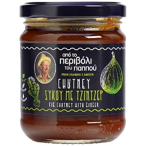 ВЫВОД Соус KONTOS чатни из инжира с имбирем /стекло/ 220г*6