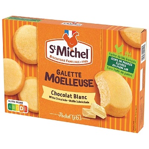 Пирожные StMICHEL [052112] бисквитные с белым шоколадом 180г*9