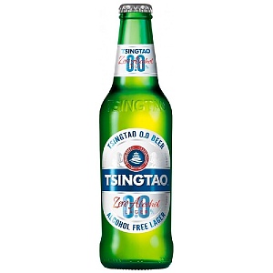 Пиво TSINGTAO ZERO светлое безалкогольное 0,49% /стекло/ 0,33л*24
