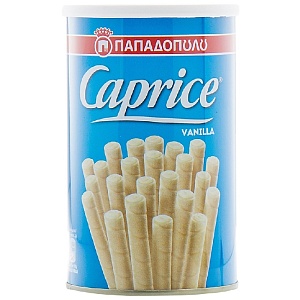 Вафли CAPRICE венские с ванильным кремом /жесть/ 250г*12