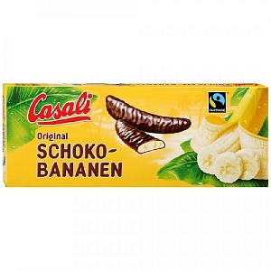 ВЫВОД Суфле CASALI Банановое в шоколаде Schoko-Bananen 300г*10