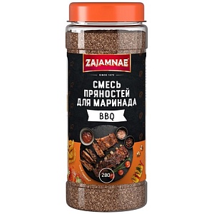 Смесь ZAJAMNAE пряностей и приправ BBQ Барбекю /банка-пэт/ 280г*6