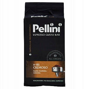 Кофе PELLINI ESPRESSO GUSTO BAR CREMOSO №46 молотый /вакуум/ 250г*20