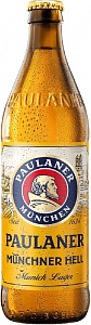 Пиво PAULANER Munchner Hell 4.9% светлое /стекло/ 0,5л*20