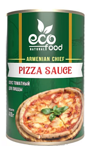 Соус ECOFOOD томатный для пиццы /жесть/ 410г*12