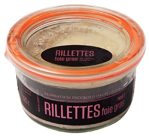 Риет РИД Rillettes foie gras из мяса уток с кусочками Фуа-Гра /стекло/ 120г*1