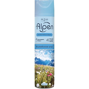 ALPEN Освежитель воздуха «Альпийское утро»  300мл