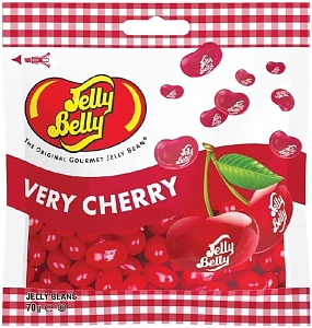 Драже JELLY BELLY VERY CHERRY жевательное сочная вишня /пакет/ 70г*12