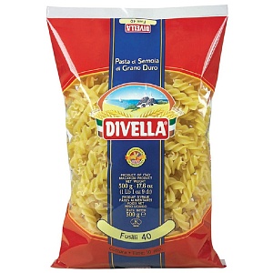 Макаронные изделия DIVELLA Corta di Semola №40 FUSILLI 500г*24