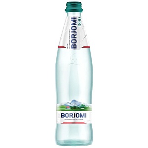 Вода BORJOMI минеральная газированная /стекло/ 0,5л*12