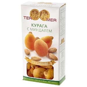 Курага TERMER с миндалем /картон/ 250г*16