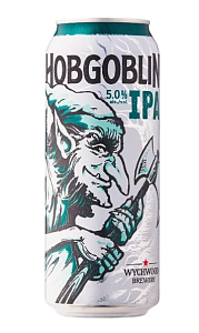 Пиво WYCHWOOD "Хобгоблин" IPA светлое 5.3% /жесть/ 0,5л*24