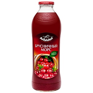 Морс ARTSHANI брусничный /стекло/ 1л*6