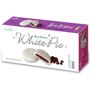 Моти SAMJIN White Pie с начинкой из красной фасоли (35г*6шт) 186г*12