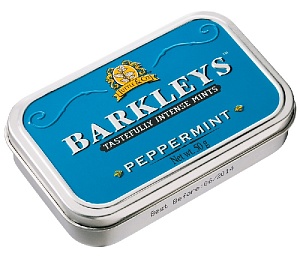 Леденцы BARKLEYS Mints PEPPERMINT "Пеперминт" /жесть/ 50г*6