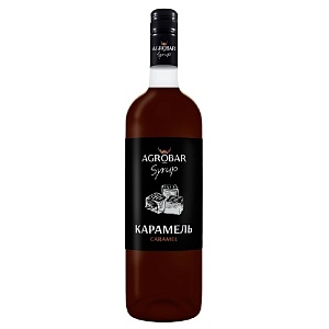 Сироп AGROBAR Карамель (Caramel) /стекло/ 1л*6