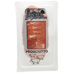 Окорок LE JAMBON сыровяленый Прошутто/Prosciutto /нарезка/ 60г*15
