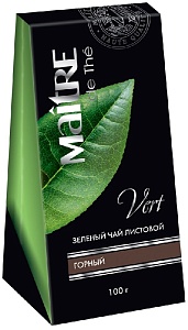 Чай MAITRE DE THE зеленый ГОРНЫЙ 100г*10