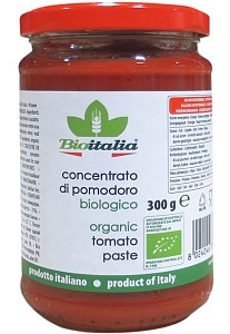 Паста BIOITALIA томатная /стекло/ 300г*12