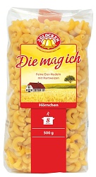 Макароны 3 GLOCKEN Die mag ich Рожки Hornchen 500г*18