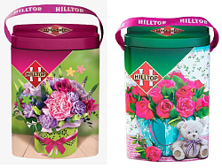 Чай HILLTOP "Королевское золото" крупнолистовой черный байховый (мини-сумочка)  ж/б 30г*12