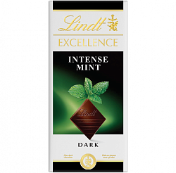 Шоколад LINDT EXCELLENCE MINT Темный с Мятой 100г*20