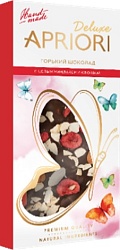 Шоколад APRIORI Deluxe горький с миндалем и клюквой /картон/ 85г*7